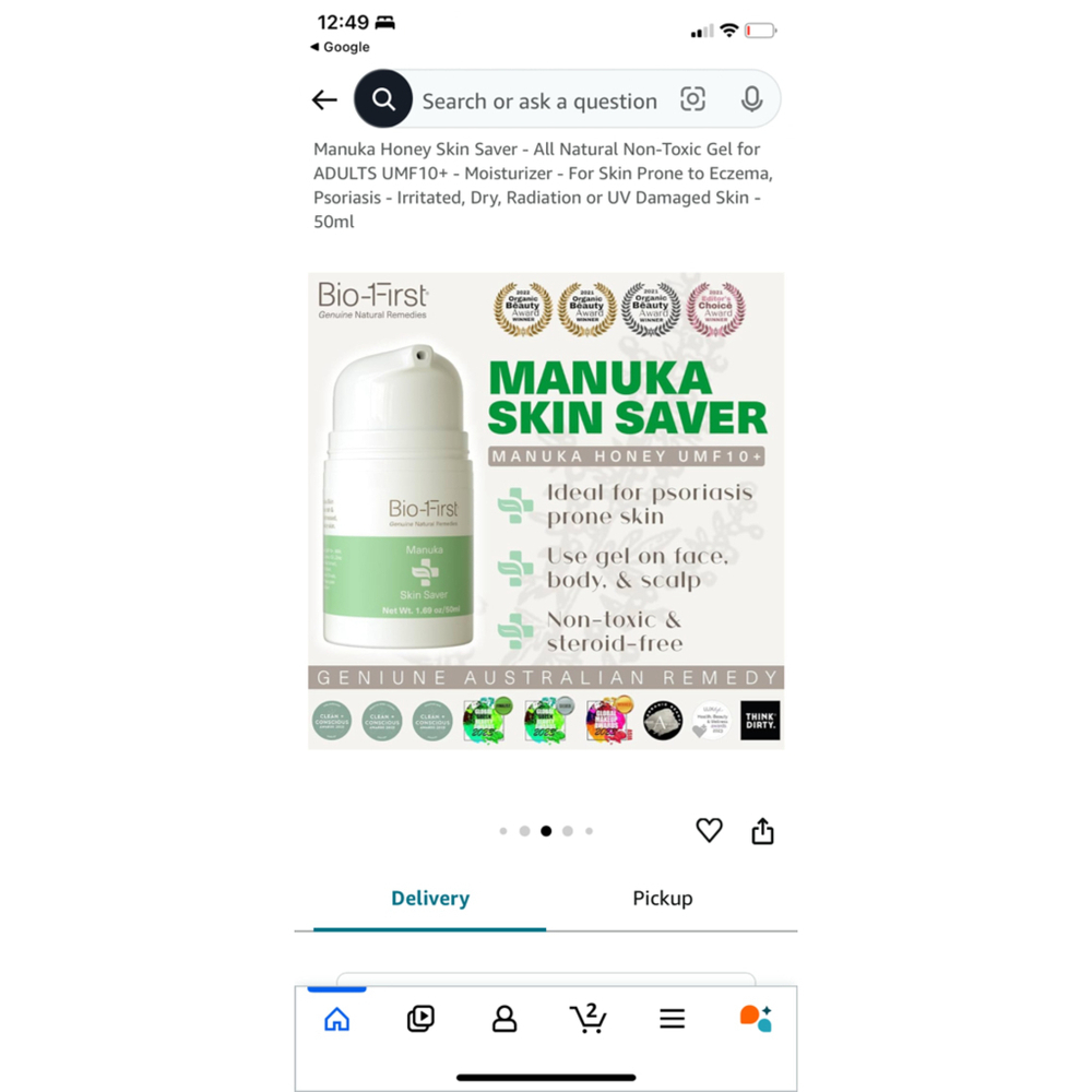 Bio-1-First Manuka Skin Saver 50ml